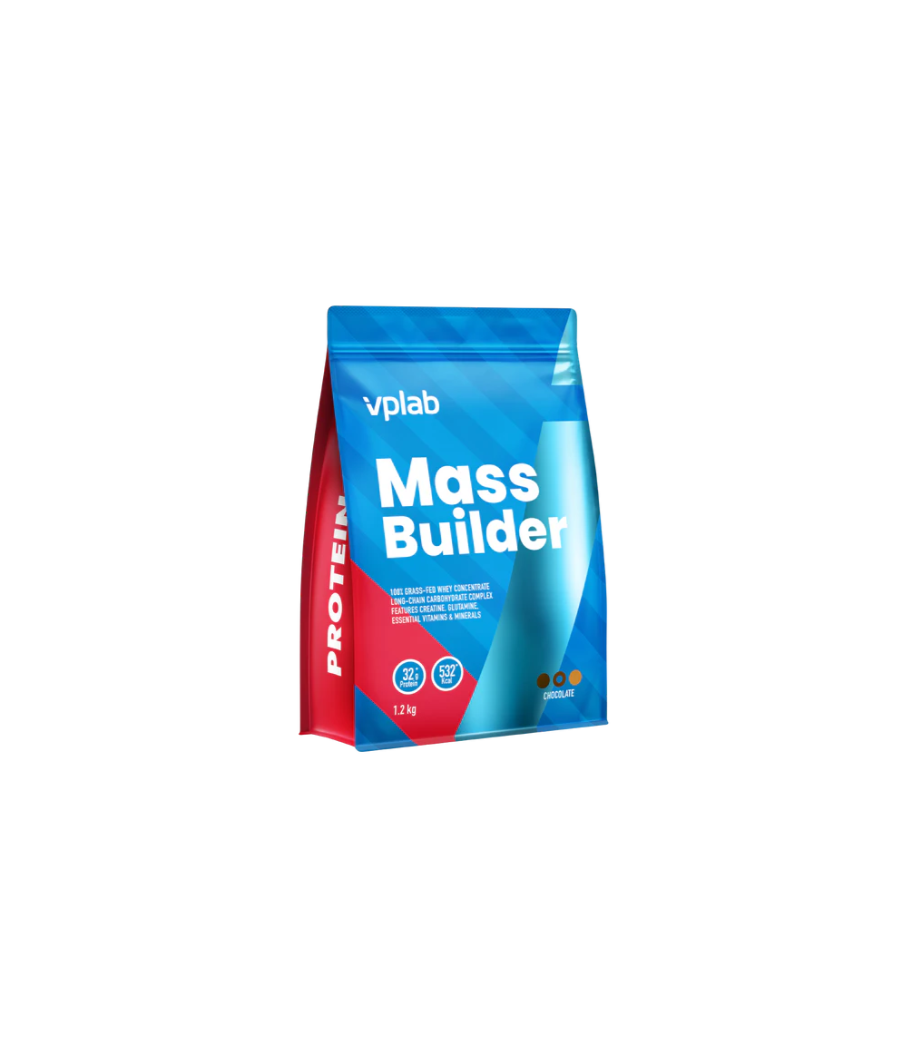 VPLAB Mass Builder, шоколад - 1200 г – низкокалорийный продукт от VPLab, купить в SportFit Nutrition OÜ | Reg.nr. 14554498
