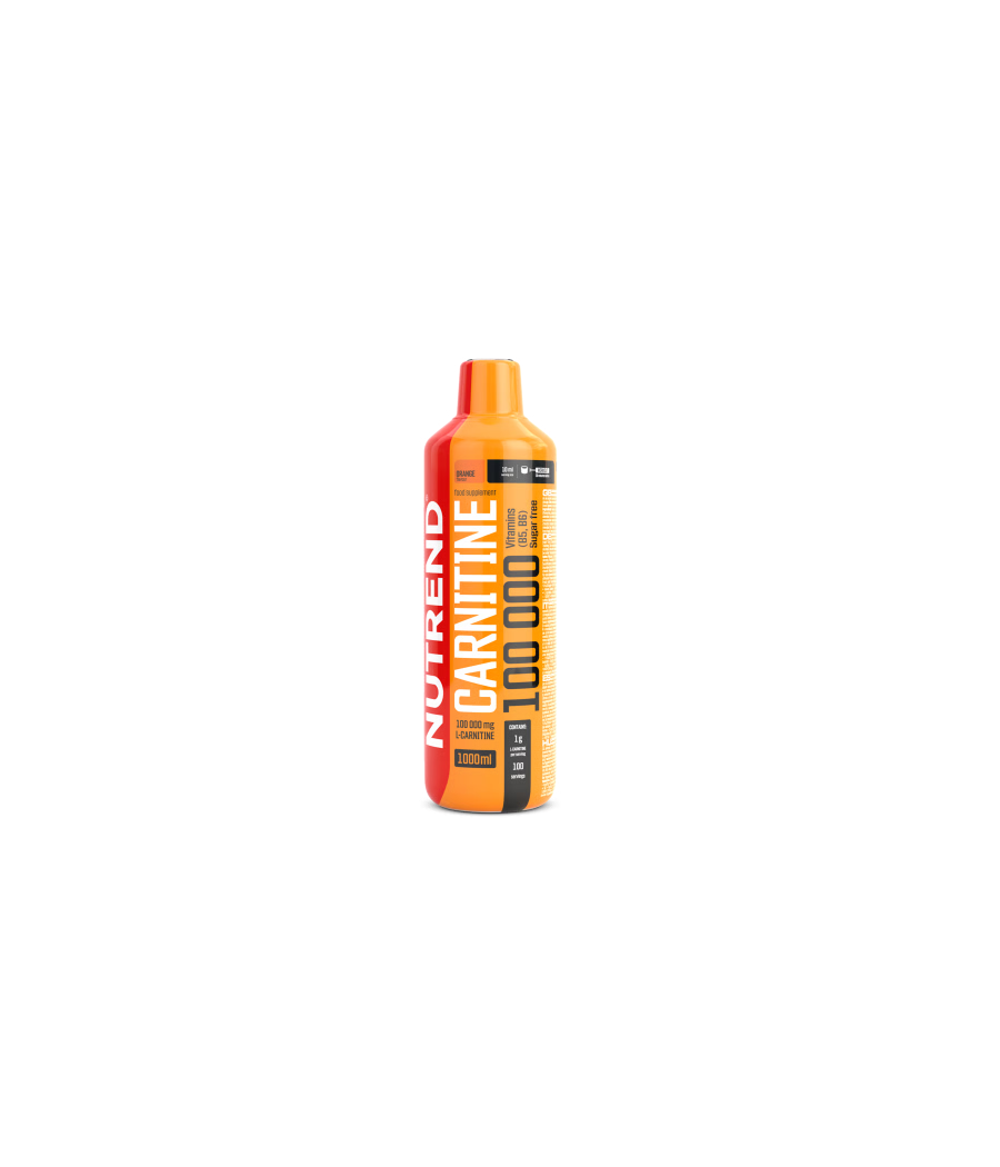 NUTREND Carnitine 100000, orange, 1000 ml – low-calorie product from NUTREND, buy in SportFit Nutrition OÜ | Reg.nr. 14554498