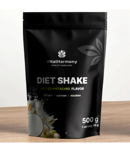 VITALHARMONY Diet Shake, Salted Pistachio, 500 g