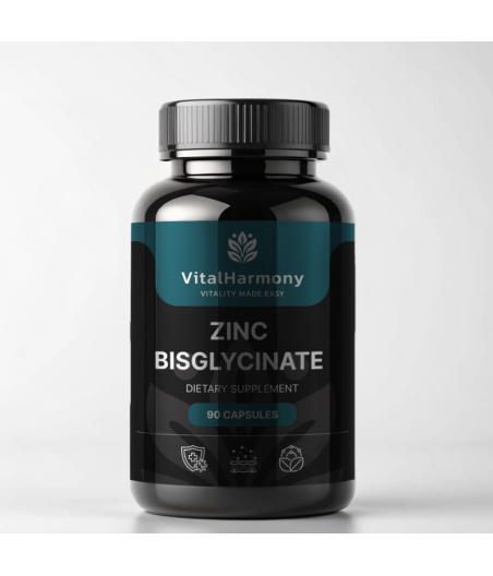 VITALHARMONY Zinc bisglycinate, 90 capsules