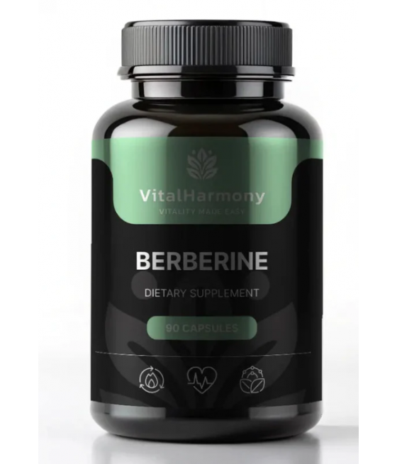 VITALHARMONY Berberine 500mg, 90 capsules