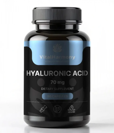 VITALHARMONY Hyaluronic acid 70mg, 90 capsules