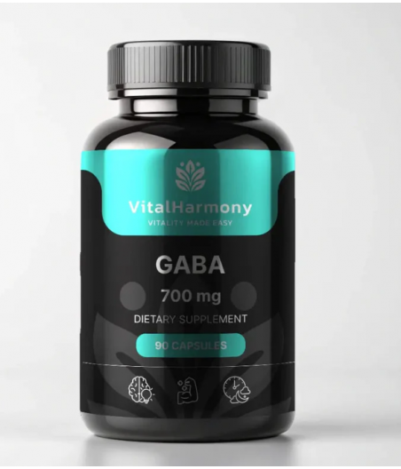 VITALHARMONY Gaba 700 mg, 90 kapslit