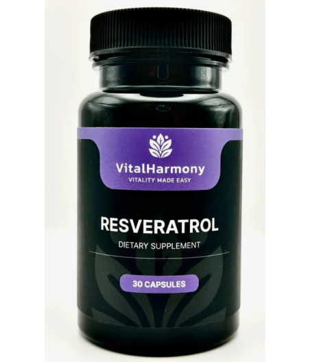 VITALHARMONY Resveratrol 250mg, 30 capsules