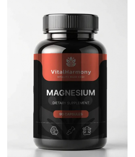 VITALHARMONY Magneesiumtsitraat 800 mg, 90 kapslit