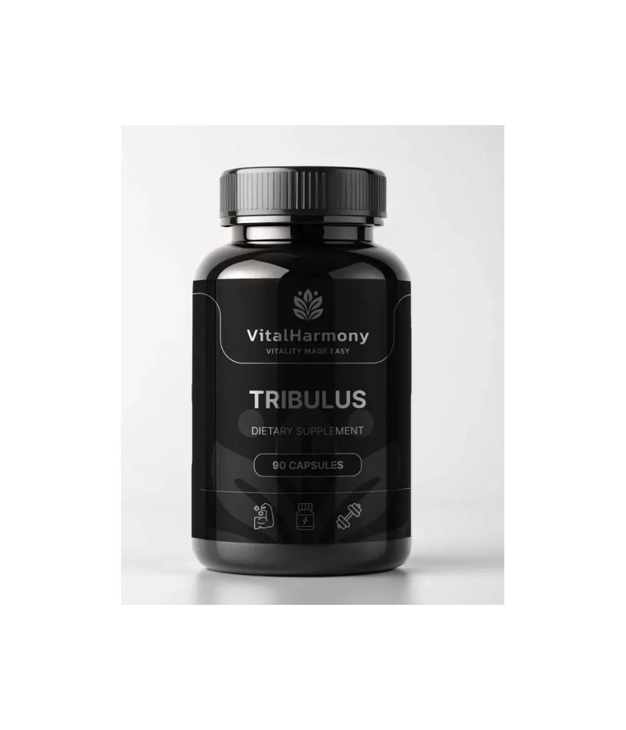 VITALHARMONY Tribulus, 90 capsules – low-calorie product from VITALHARMONY, buy in SportFit Nutrition OÜ | Reg.nr. 14554498
