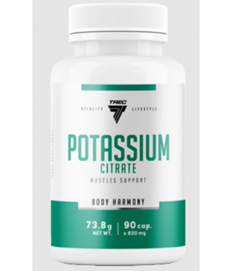TREC NUTRITION Kaaliumtsitraat, 90 kapslit