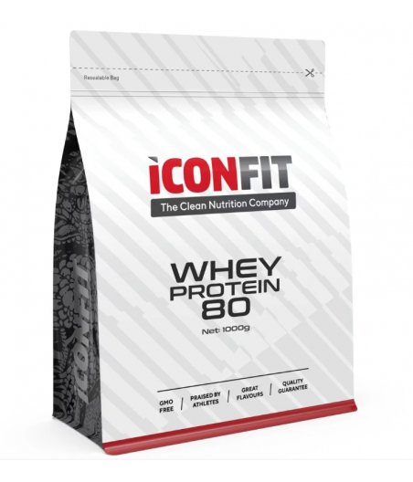 ICONFIT Whey Protein 80, банан, 1 кг
