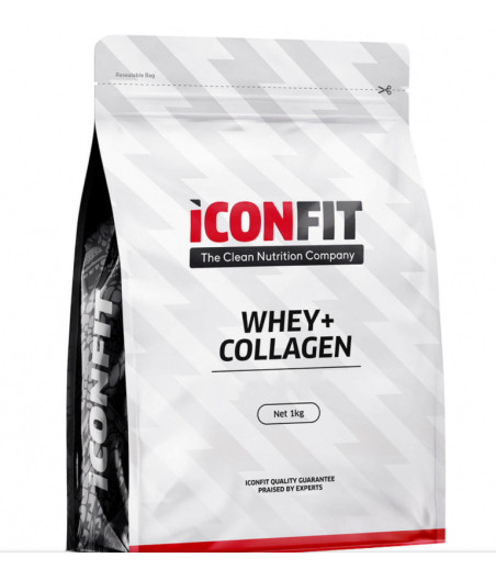 ICONFIT Whey + Collagen, ваниль, 1 кг