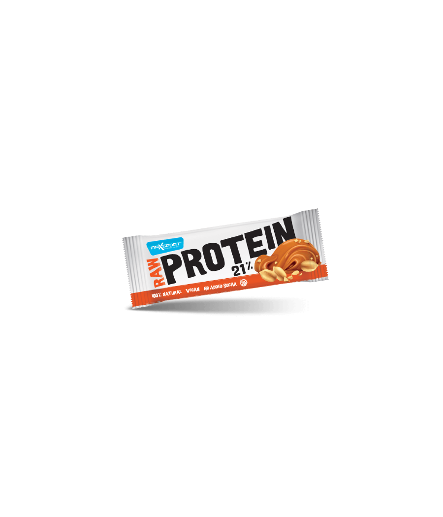 MaxSport RAW Protein Bar - Peanut VOLCANO, 50 g – low-calorie product from MaxSport, buy in SportFit Nutrition OÜ | Reg.nr. 14554498