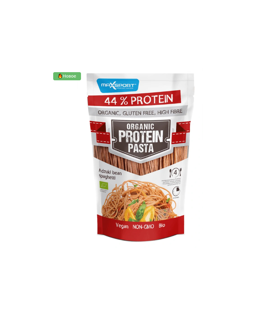 MaxSport Orgaaniline proteiinipasta adzuki ubadest spagetid, 200 g – madala kalorsusega toode firmalt MaxSport, osta SportFit Nutrition OÜ | Reg.nr. 14554498-ist