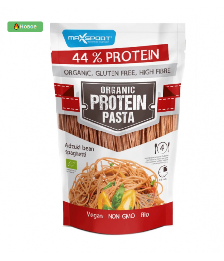 MaxSport Orgaaniline proteiinipasta adzuki ubadest spagetid, 200 g