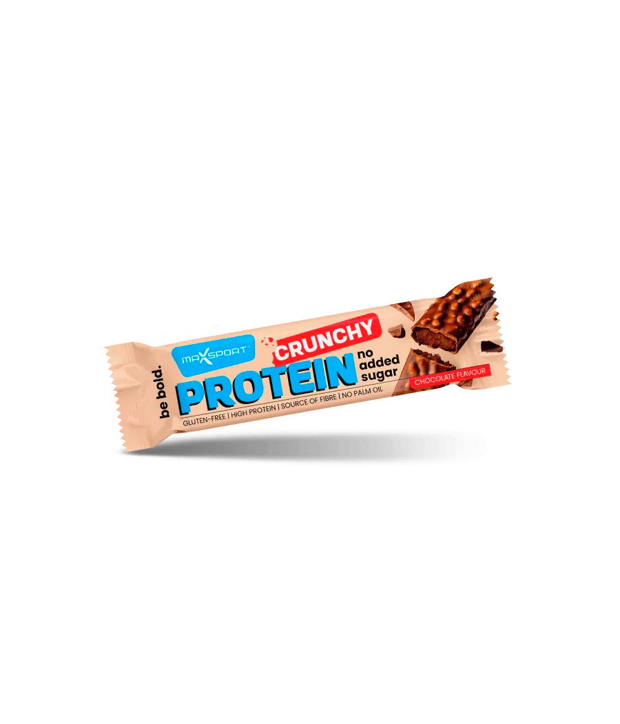 MaxSport CRUNCHY Protein bar, Chocolate, 40 g – low-calorie product from MaxSport, buy in SportFit Nutrition OÜ | Reg.nr. 14554498