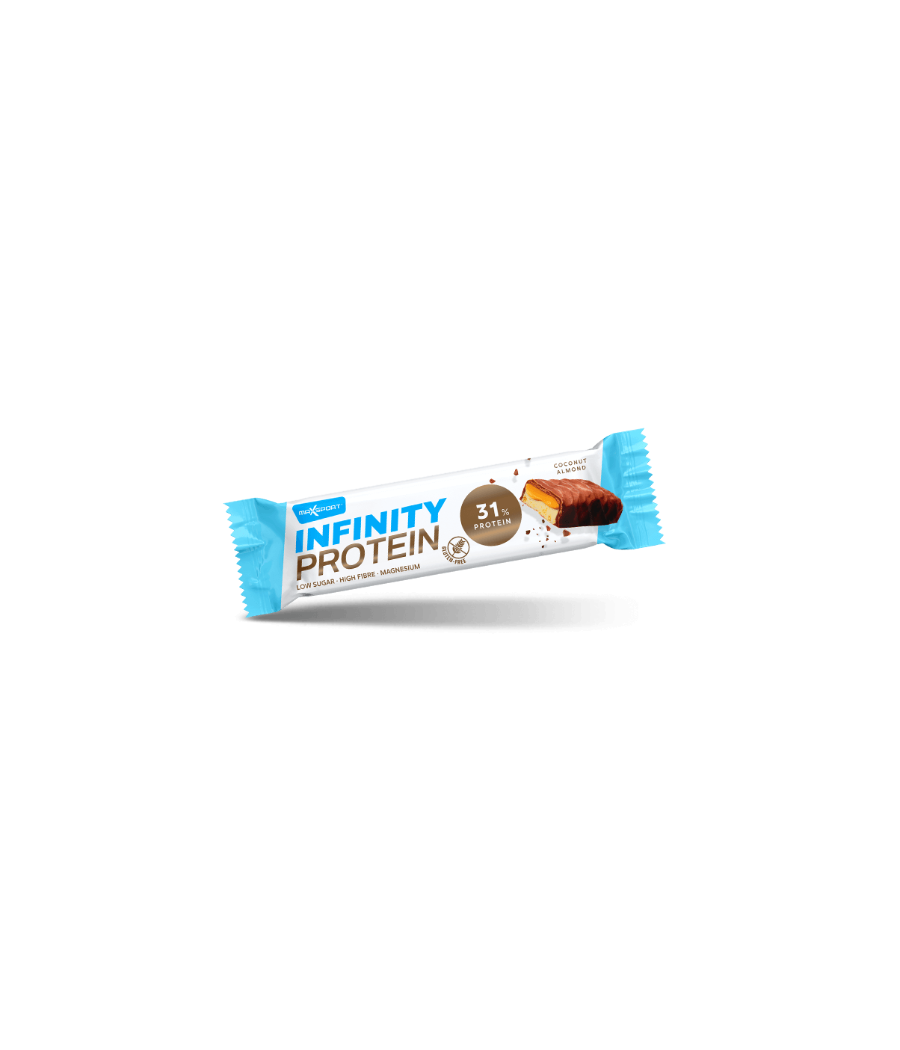 MaxSport INFINITY Protein bar -  Coconut & Almond, 55 g – low-calorie product from MaxSport, buy in SportFit Nutrition OÜ | Reg.nr. 14554498