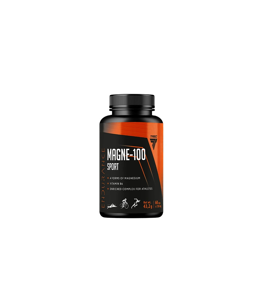 TREC NUTRITION MAGNE-100 SPORT, 60 capsules – low-calorie product from TREC NUTRITION, buy in SportFit Nutrition OÜ | Reg.nr. 14554498