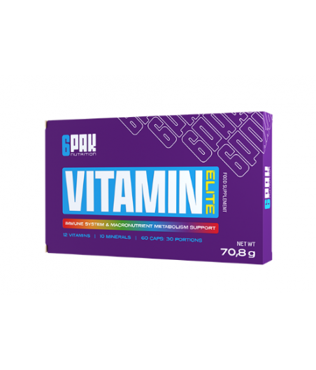 6PAK Vitamin Elite Multivitamin and Mineral Complex, 60 capsules