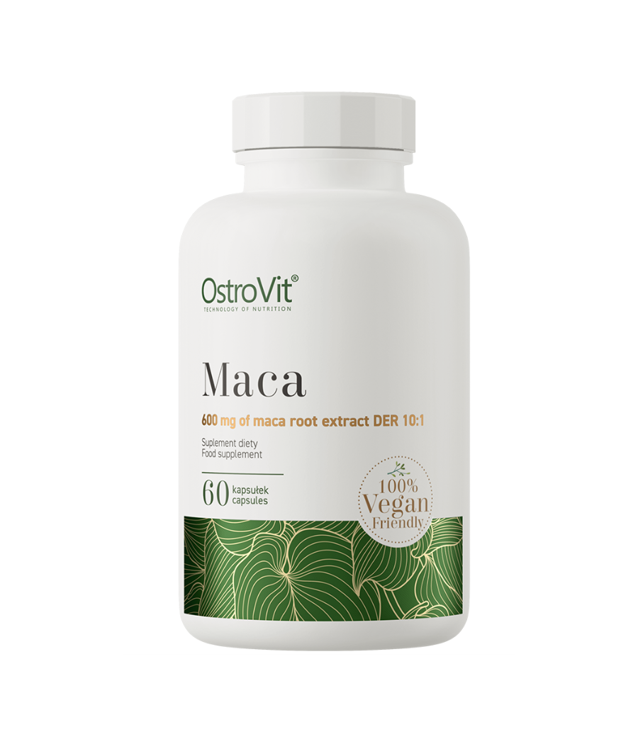 OstroVit Maca VEGE, 60 kapslit – madala kalorsusega toode firmalt Ostrovit, osta SportFit Nutrition OÜ | Reg.nr. 14554498-ist