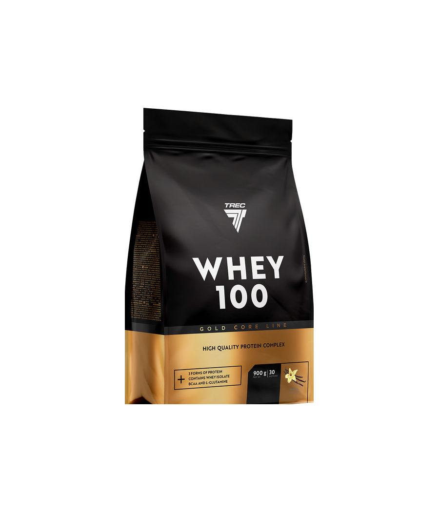 TREC NUTRITION Gold Core Line Whey 100 Vanilje, 900 g – madala kalorsusega toode firmalt TREC NUTRITION, osta SportFit Nutrition OÜ | Reg.nr. 14554498-ist