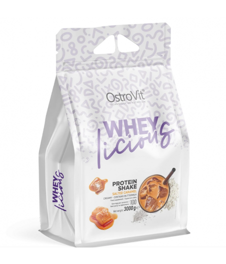 OstroVit WHEYlicious Сывороточный протеин, cолёная карамель, 3000 г