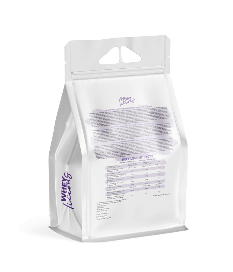 OstroVit WHEYlicious Сывороточный протеин, cолёная карамель, 3000 г – низкокалорийный продукт от Ostrovit, купить в SportFit Nutrition OÜ | Reg.nr. 14554498