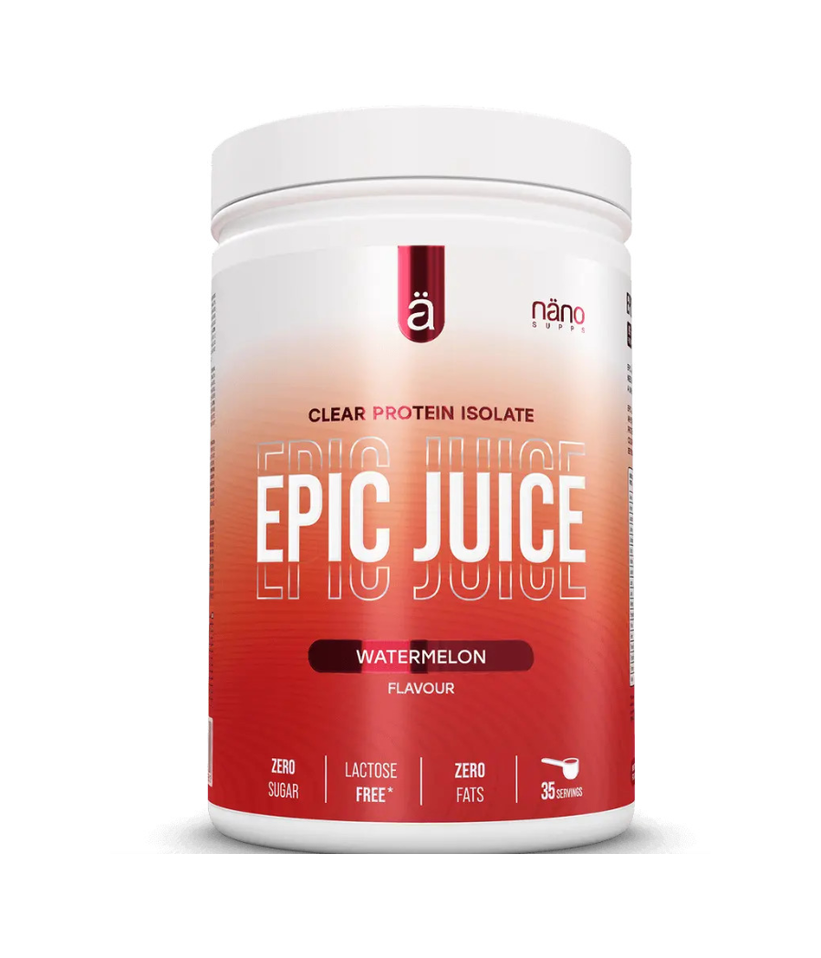 Näno Supps Epic Juice Clear Протеиновый Изолят, Арбуз, 875 г – низкокалорийный продукт от NÄNO SUPPS, купить в SportFit Nutrition OÜ | Reg.nr. 14554498