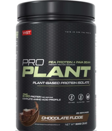VAST PRO PLANT растительный белковый изолят, шоколад, 900 г