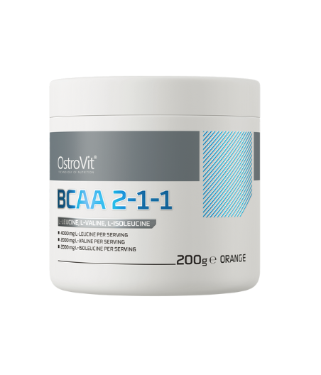 OstroVit BCAA 2-1-1, Apelsin, 200 g