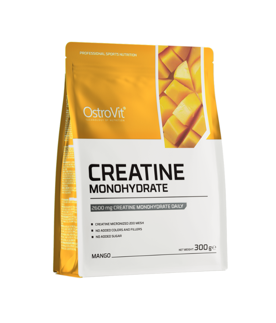 OstroVit Креатин моногидрат, манго, 300 г – низкокалорийный продукт от Ostrovit, купить в SportFit Nutrition OÜ | Reg.nr. 14554498