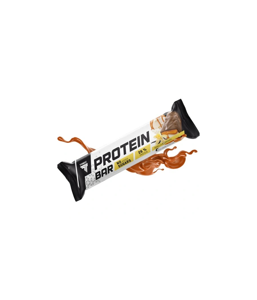 TREC NUTRITION Protein Bar, Vanilla-Caramel, 49 g – low-calorie product from TREC NUTRITION, buy in SportFit Nutrition OÜ | Reg.nr. 14554498