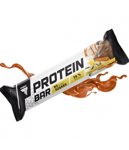 TREC NUTRITION Protein Bar, Vanilla-Caramel, 49 g