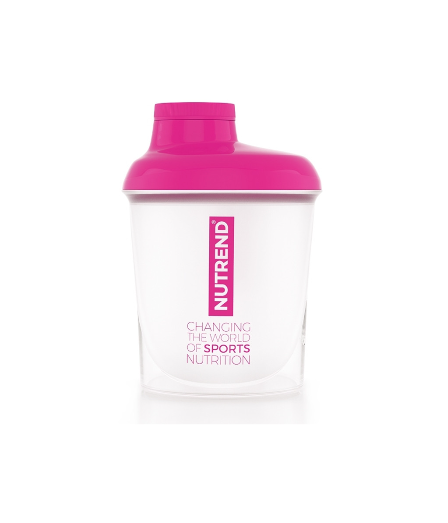 NUTREND Shaker mini, roosa - 300ml – madala kalorsusega toode firmalt NUTREND, osta SportFit Nutrition OÜ | Reg.nr. 14554498-ist