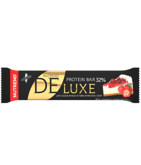 NUTREND DELUXE proteiinibatoon, maasika juustukook, 60 g
