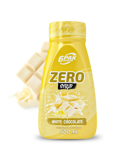 6PAK Сироп ZERO – Белый шоколад, 500 мл