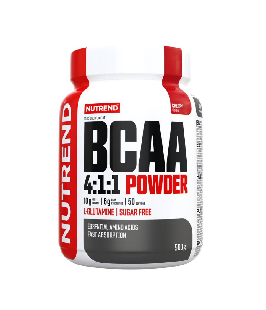 BCAA 4:1:1 pulber, kirss, 500 g – madala kalorsusega toode firmalt NUTREND, osta SportFit Nutrition OÜ | Reg.nr. 14554498-ist