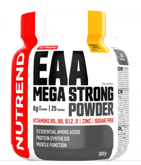 NUTREND EAA MEGA STRONG pulber, apelsin+õun, 300 g