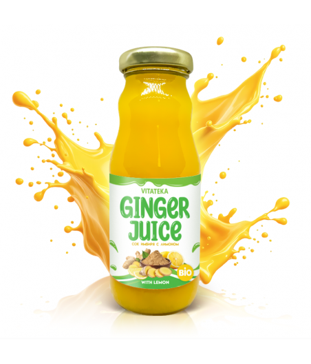 VITATEKA Ginger juice with lemon, 200 ml