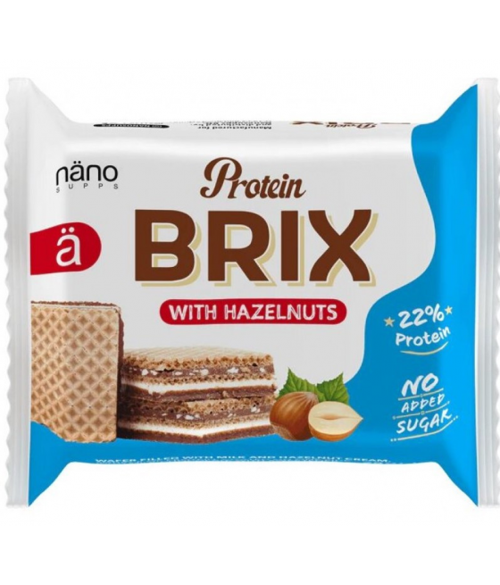 NÄNO SUPPS Proteiinivahvel BRIX – Sarapuupähkel, 25 g