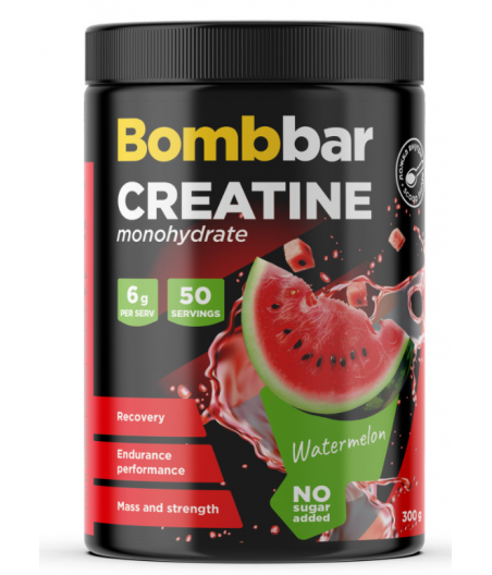 Bombbar Creatine Monohydrate, watermelon, 300 g