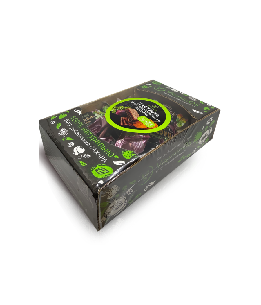 Ассорти фруктово-овощных пастил, 400 г – низкокалорийный продукт от VitaminOS, купить в SportFit Nutrition OÜ | Reg.nr. 14554498