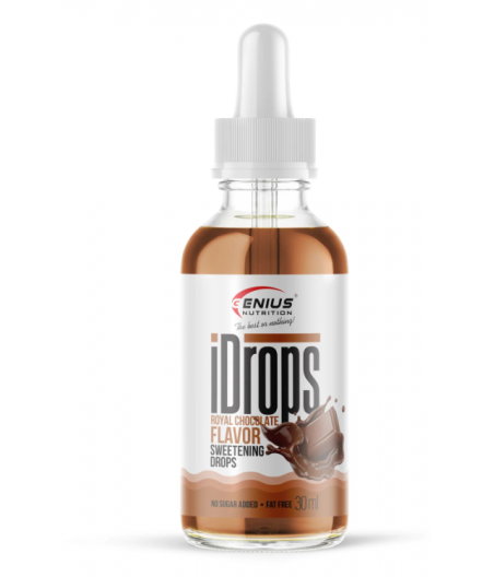 GENIUS NUTRITION Flavored Drops, Chocolate – 30 ml