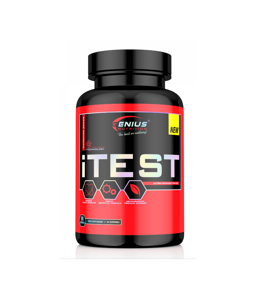 GENIUS NUTRITION iTEST, 90 капсул – низкокалорийный продукт от Genius Nutrition, купить в SportFit Nutrition OÜ | Reg.nr. 14554498