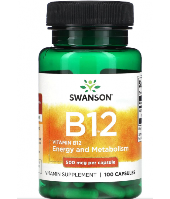 SWANSON Vitamiin B12, 500...