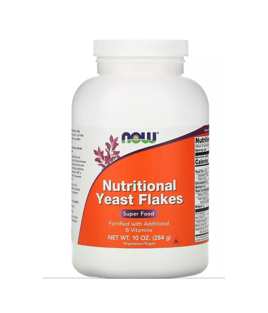 NOW FOODS Пищевые дрожжевые хлопья, 284 г – низкокалорийный продукт от NOW, купить в SportFit Nutrition OÜ | Reg.nr. 14554498