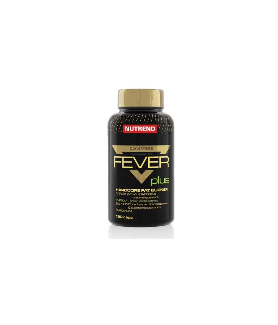 NUTREND COMPRESS FEVER rasvapõletaja, 120 kapslit – madala kalorsusega toode firmalt NUTREND, osta SportFit Nutrition OÜ | Reg.nr. 14554498-ist