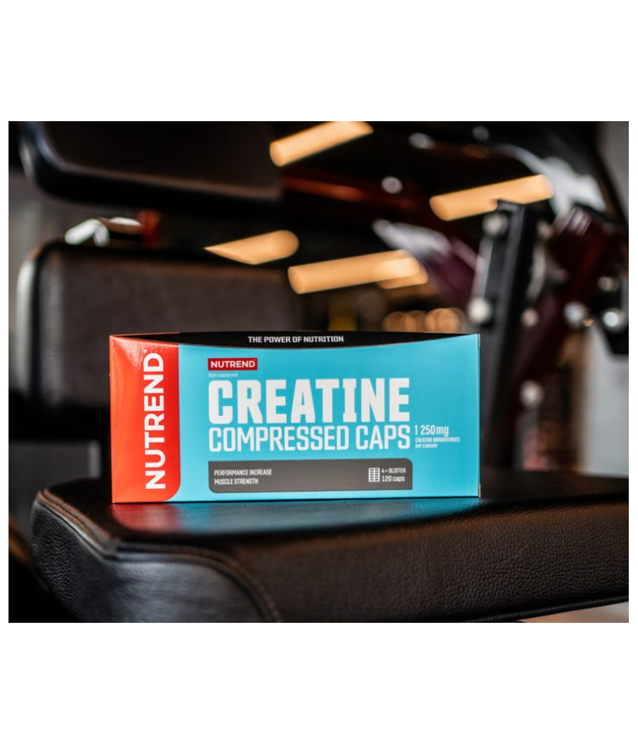 NUTREND Kreatiin, 120 kapslit – madala kalorsusega toode firmalt NUTREND, osta SportFit Nutrition OÜ | Reg.nr. 14554498-ist