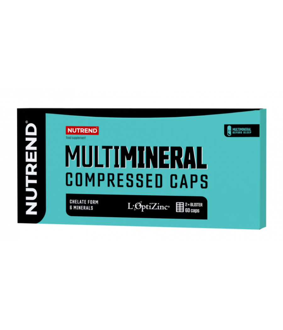 NUTREND MULTIMINERAL COMPRESSED CAPS, 60 kapsules – madala kalorsusega toode firmalt NUTREND, osta SportFit Nutrition OÜ | Reg.nr. 14554498-ist