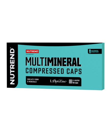 NUTREND MULTIMINERAL COMPRESSED CAPS, 60 kapsules