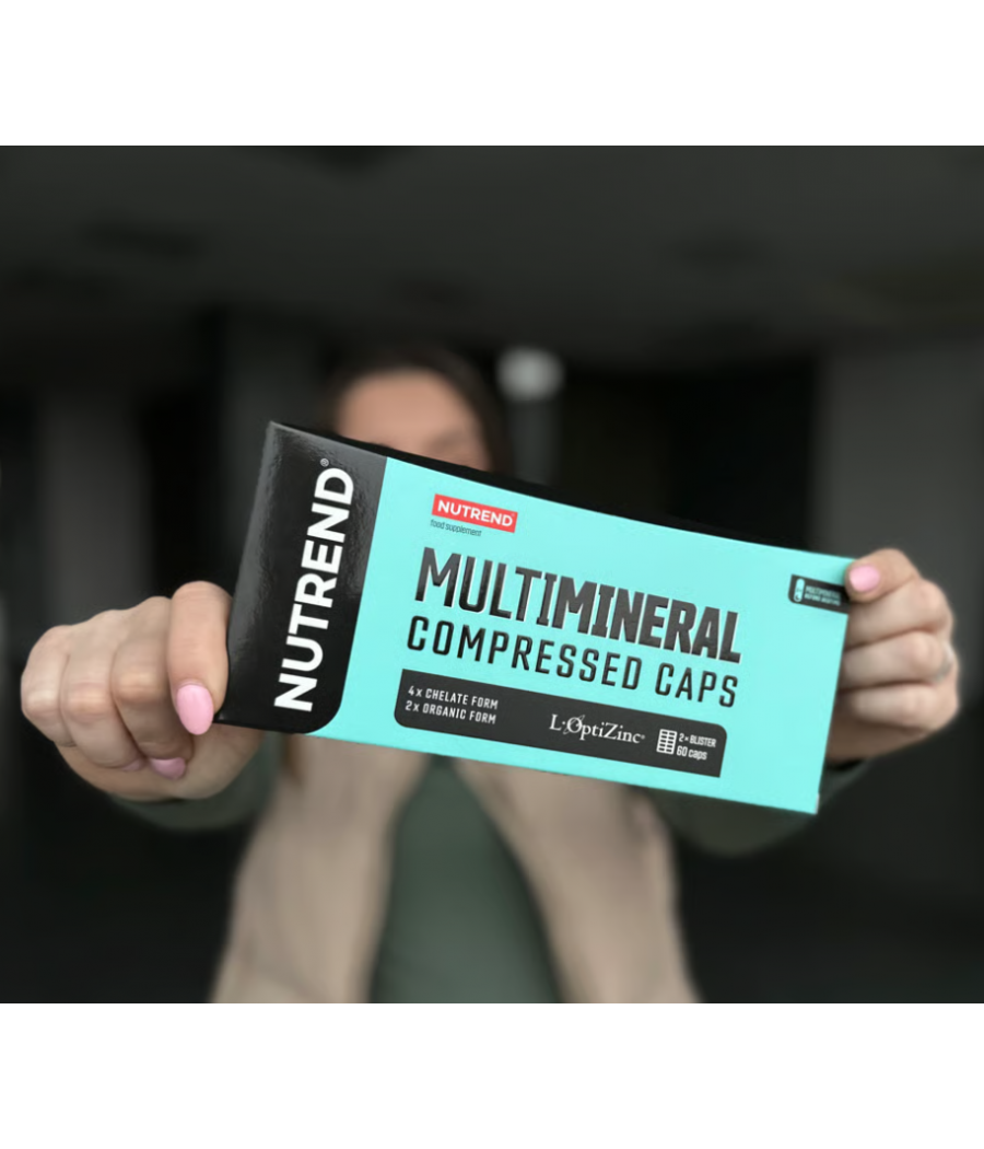 NUTREND MULTIMINERAL COMPRESSED CAPS, 60 kapsules – madala kalorsusega toode firmalt NUTREND, osta SportFit Nutrition OÜ | Reg.nr. 14554498-ist