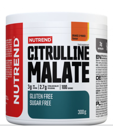 NUTREND Цитруллин малат, апельсин + манго - 300 г