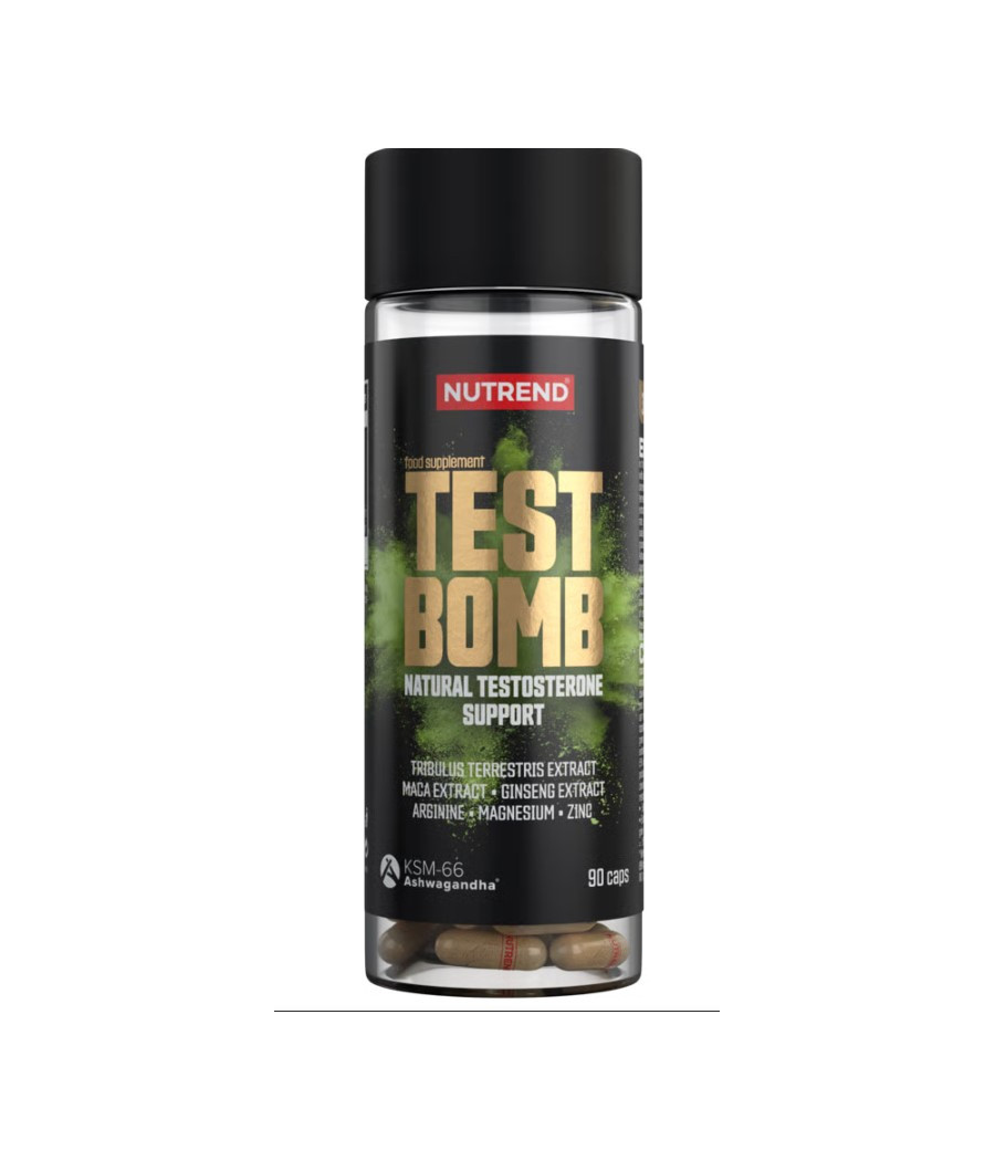 NUTREND TEST BOMB Testosterone support, 90 capsules – low-calorie product from NUTREND, buy in SportFit Nutrition OÜ | Reg.nr. 14554498
